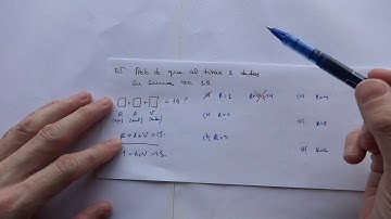 Combinatoria 07: probabilidad de que la suma de 3 dados sea 15.