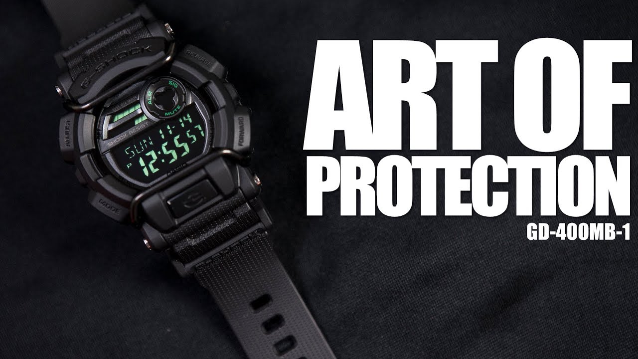 ART OF PROTECTION - G-SHOCK GD-400MB-1 - UNBOXING & SPEC