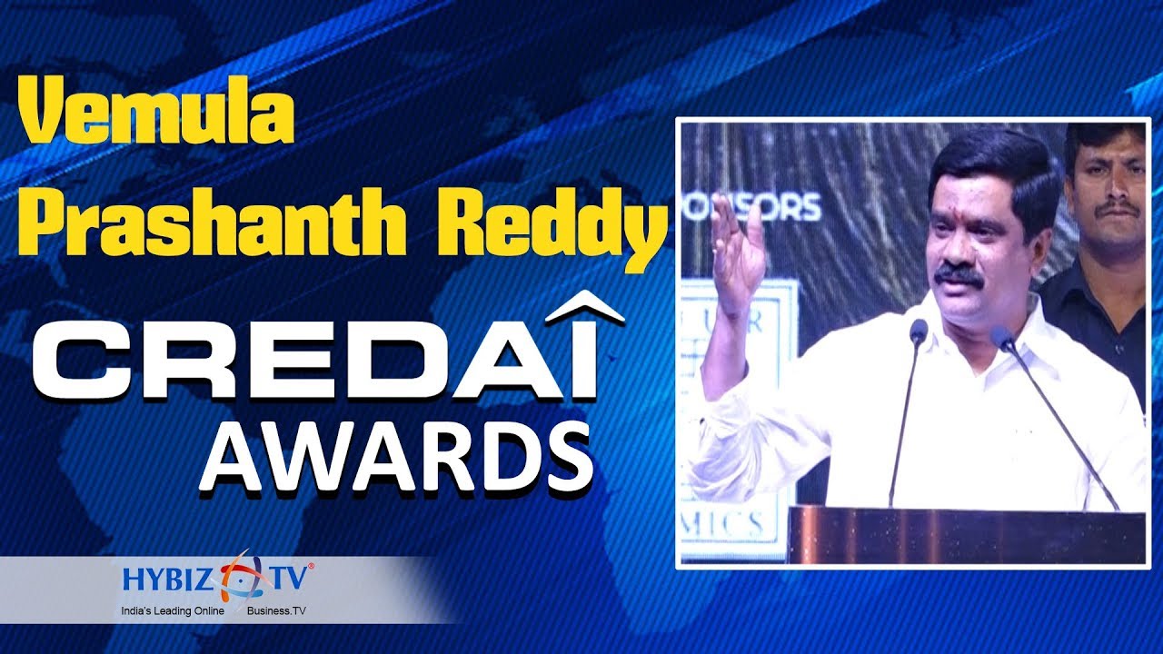 Minister Vemula Prashanth Reddy | Credai Realty Awards Create 2019 in Telangana