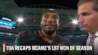 Tua Tagovailoa Says Dolphins Are Looking To Stack Wins After Beating Jets On Mnf Nfl On Espn