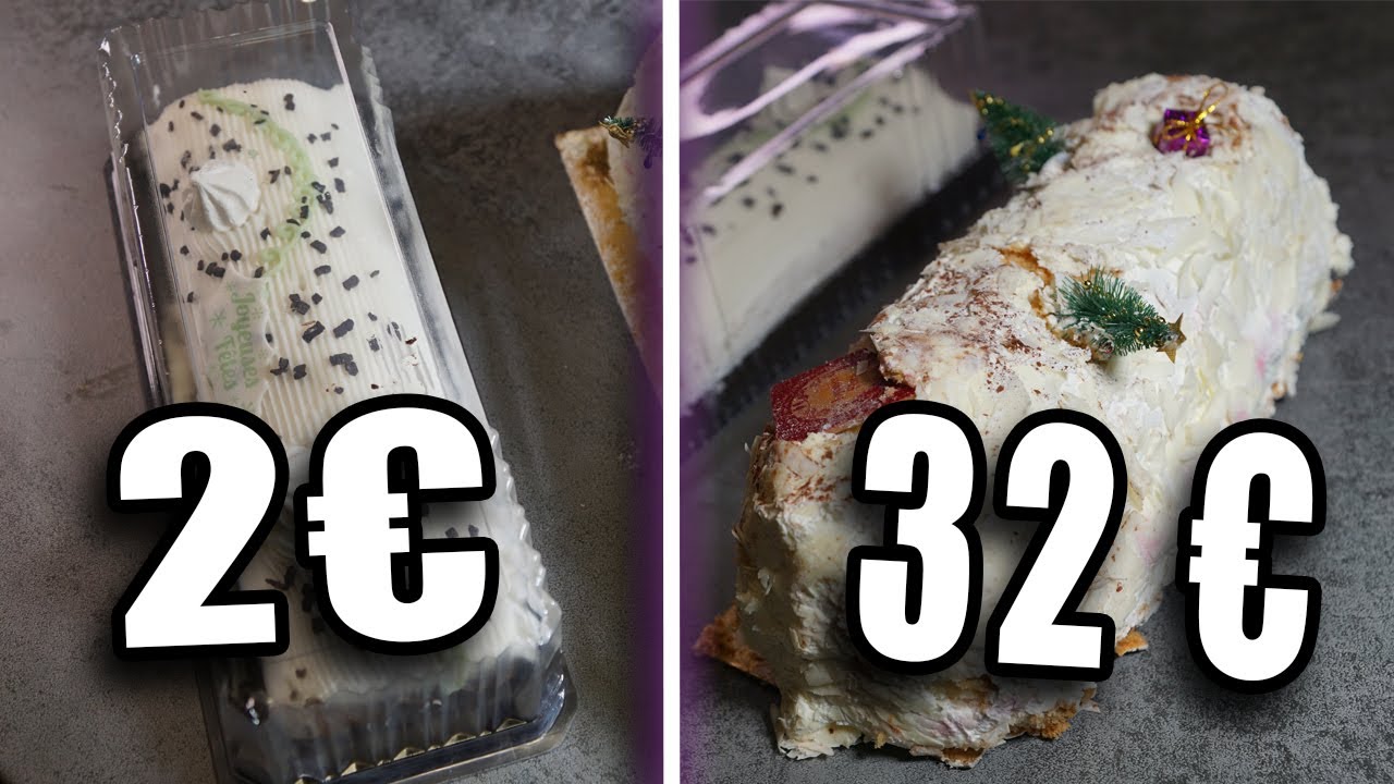 BÛCHE À 2€ VS BÛCHE À 32€ !
