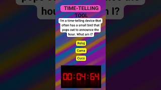 Time-Telling! Spanish Learning Riddle Challenge!. Can you solve this? #learnspanish