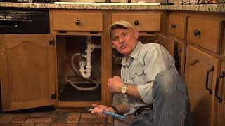 Simple Back Support for Working in a Sink Cabinet