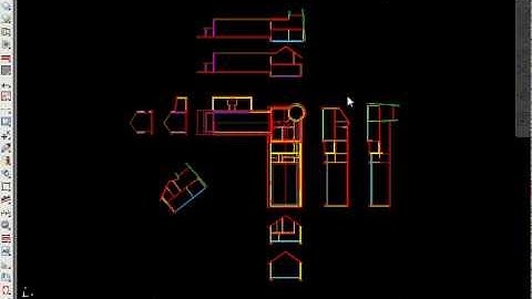 How to make a section automatically from 3d in Autocad with APLUS plug-in.