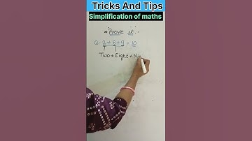 Prove It-2+8+9=10||Simplify Maths Problems #shortsfeed #trending #viral #algebra #proveit #mathsquiz