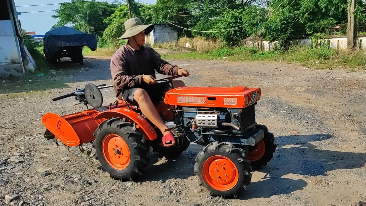 Giá 29 triệu máy cày Kubota B6000 đầy đủ phụ kiện cực đẹp!