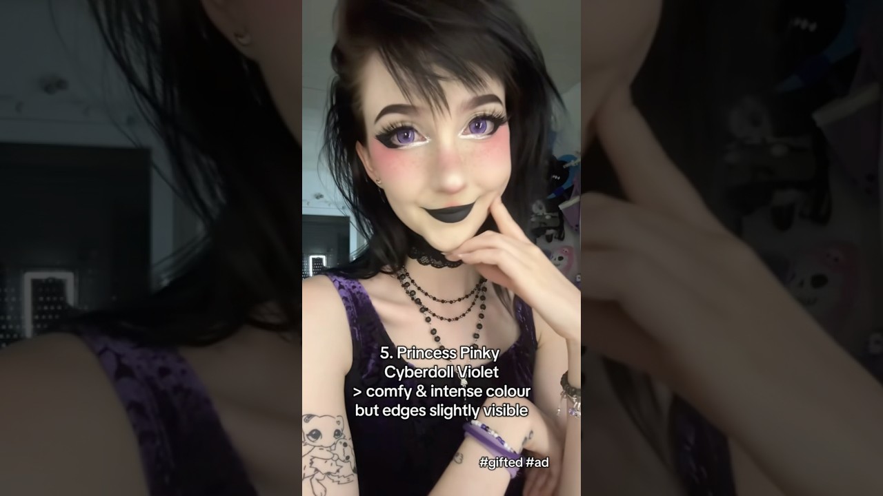 my top 5 coloured contacts ✨👁️✨ from ​⁠