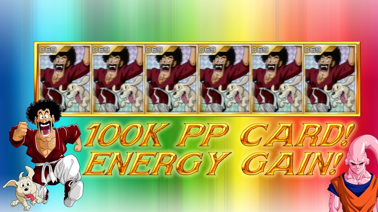 Dragon Ball Z Battle Of Z - 100K PP SPENDING SPREE! MR SATAN CARD! ENERGY GAIN!