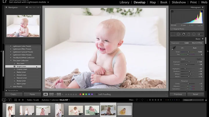 Linen Lightroom Preset Collection: Get creamy, lig...