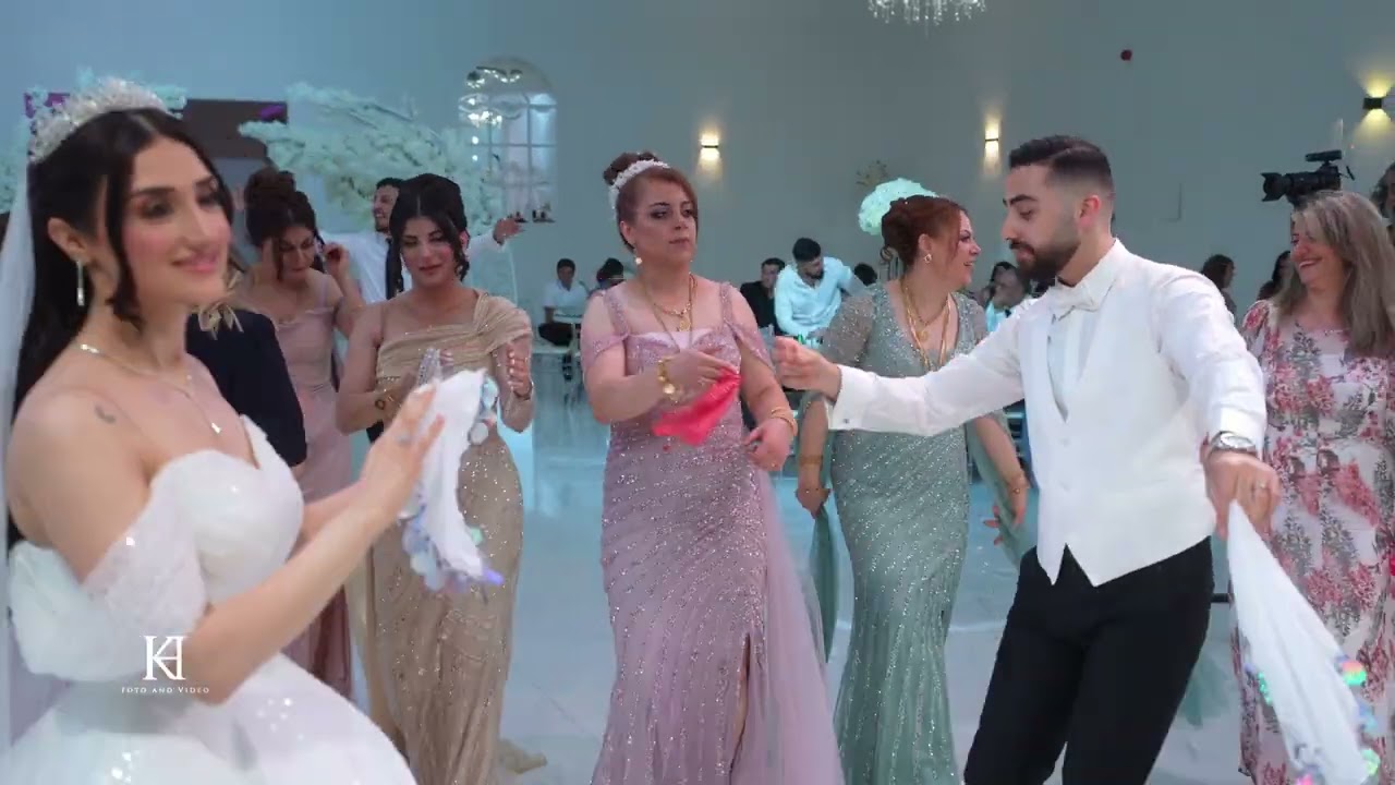 Morad. &.  Rola        اكراد عفرين     في سويد    حفلة زفاف.     . part.  4