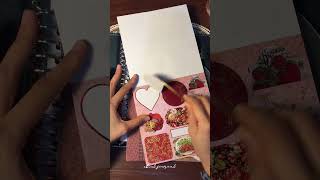 ASMR scrapbooking on my new binder