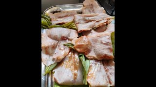 Tulsi Pooja spcl turmeric leaf kadubu recipe vlog/ತುಳಸಿ ಪೂಜೆದ ಸ್ಪೆಷಲ್ ಮಂಜಲ್  ಇರೆತ್ತ ಗಟ್ಟಿ ಮಲ್ಪುಗ