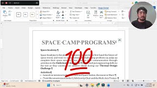 Exp25_Word_Ch02_CumulativeAssessment - Space | Word Chapter 2 Grader Cumulative – Space #exp25_excel