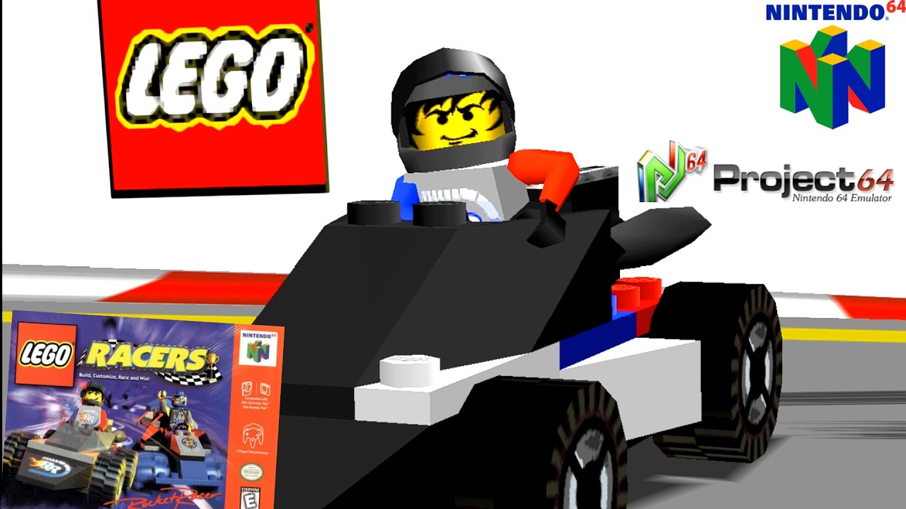 LEGO Racers (1999) Nintendo 64 Gameplay in HD (Project 64) - YouTube