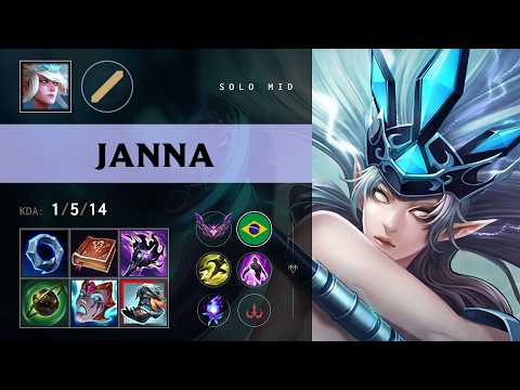 Janna Mid vs Aatrox - BR Master Patch 26.12