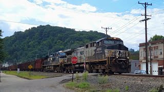 NS 4002 Leads 74N Through Creighton, PA w/ Old Stone Hoppers | 9-5-2026