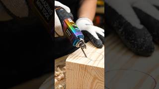 This Tiny Rainbow Saw Cuts PERFECT Curves #diy #woodworking #satisfying