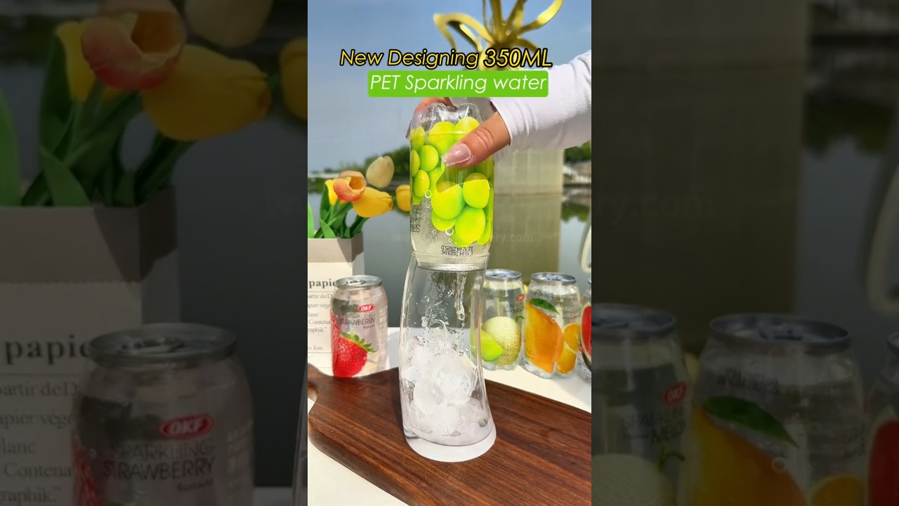 New pet sparkling cans beverage making