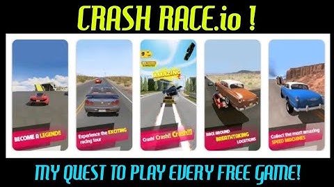 Crash Race.io ! My Quest To Play Every Free Game!