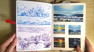 Sketchbook Tour for Art Portfolio | Real Student Flip-Through (Accepted to Art School)