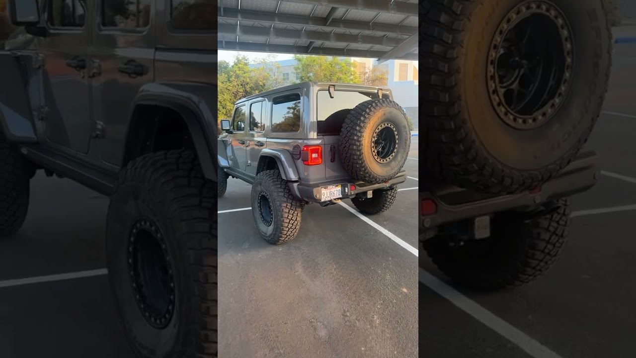 Jeep JL wrangler 392 borla S-Type exhaust Open valve start up