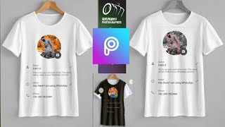 Facebook And WhatsApp T shirt Photo Edit Tutorial // Hafiz screenshot 5