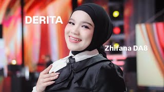 DERITA - ZHIFANA DA8 | KARAOKE ( PRIA)