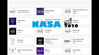 مسابقة تطبيقات الفضاء 2020 NASA space apps