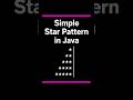 💻 Day 7– Pyramid Star Pattern in Java ⭐🔥#java #programming #coding #shorts #shortsfeed #bgmi #ff
