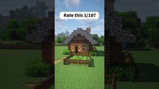 How to Build a Simple Aesthetic Survival Cabin 🏡 | Minecraft #shorts