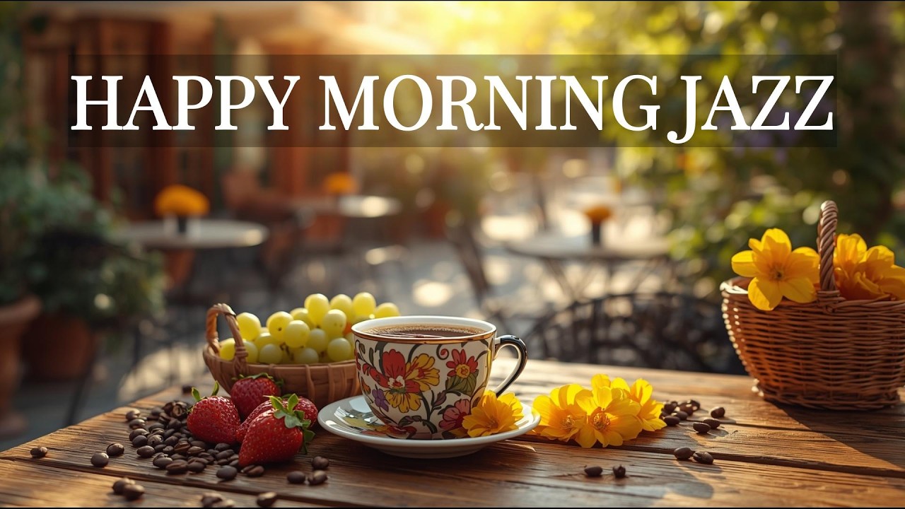 Happy Morning Jazz ☀️ Relaxing Bossa Nova Music for Studying, Work ...