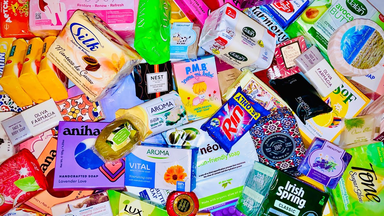 New for You! 🤗 ASMR Soap Haul 🖤 Unboxing Unpacking Unwrapping 🌹 Opening International Soaps 🖤