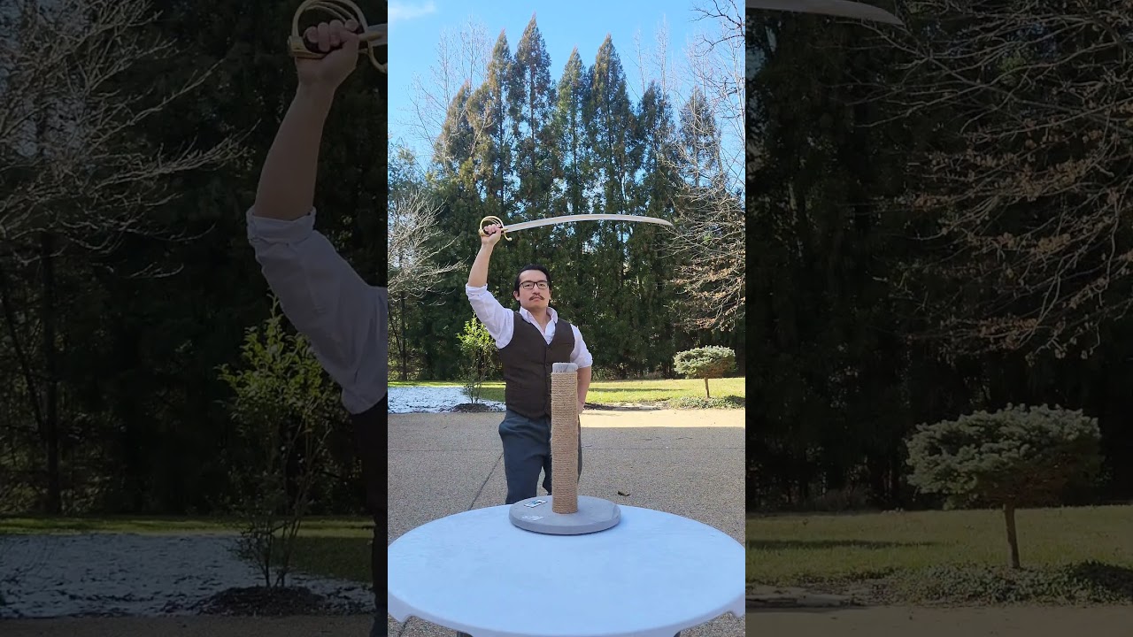 Британская сабля 1796 года против французской сабли 1800 года 