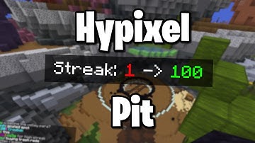 Hypixel Pit but I Streak Fast