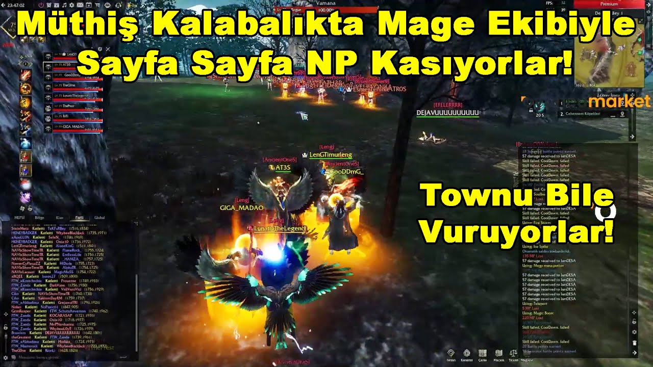 Timurleng - Müthiş Kalabalıkta Mage Ekibiyle Sayfa Sayfa NP Kasıyorlar ...