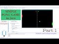 Coding a Simple Pong Game in Java with Eclipse Part 1