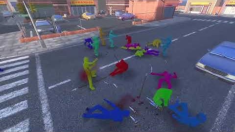 AI Learns to Fight with Euphoria Physics (deep reinforcement learning)