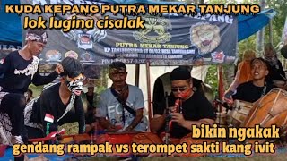 BIKIN NGAKAK‼️GENDANG RAMPAK VS TEROMPET SAKTI KANG IVIT