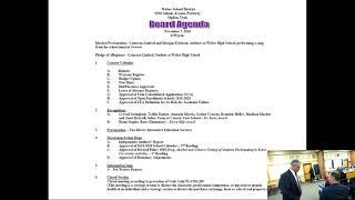 2018 November 7 Board Meeting