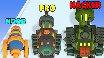 NOOB vs PRO vs HACKER in Ball Blast Run!