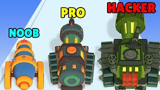 NOOB vs PRO vs HACKER in Ball Blast Run! screenshot 5