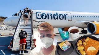 VLOG TRIP REPORT | CONDOR Airbus A321 (ECONOMY) | Skiathos - Dusseldorf