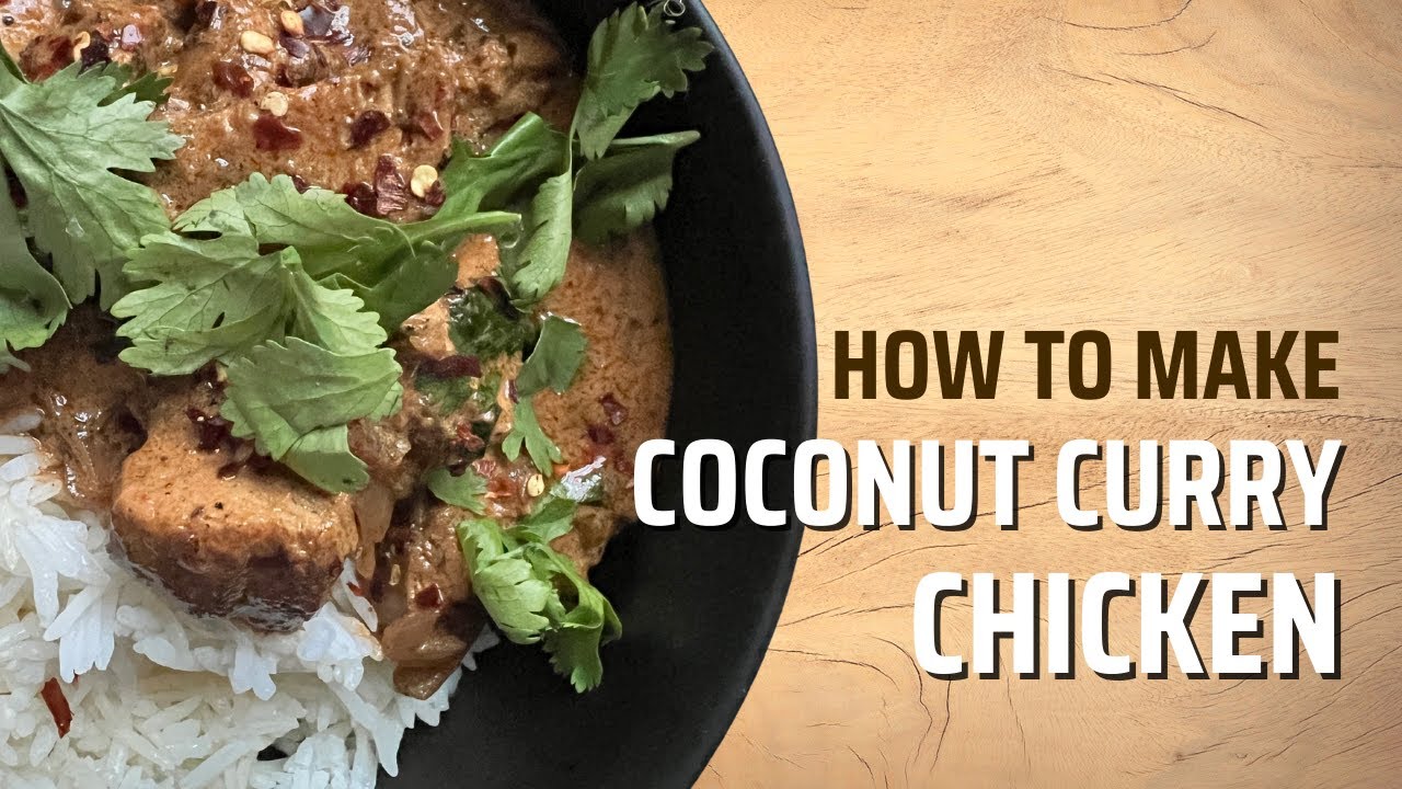Creamy Coconut Curry Chicken | EASY | The Prince Eats - YouTube