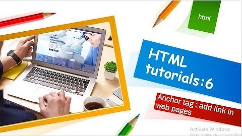 HTML tutorials in hindi : lecture 6:how to put link in web pages