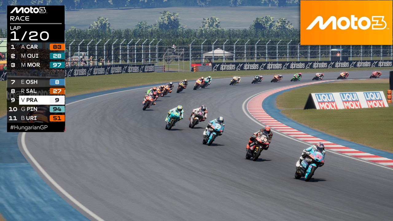FULL RACE MOTO3 HUNGARIA !!!! VEDA PRATAMA BERHASIL RAIH PODIUM 1