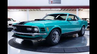 1970 Ford Mustang Mach 1 428 Cobra Jet Startup and Walk Around | For Sale at GT Auto Lounge