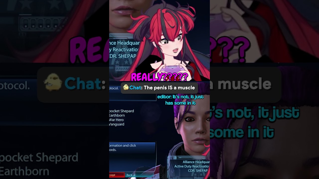 PEEPEES ARE MUSCLES?!?!?! #vtuber #envtuber #vtuberclips #adhd