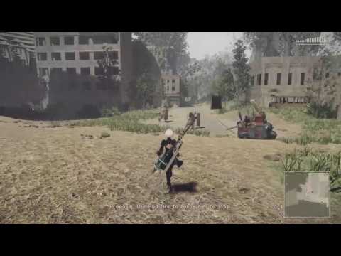NieR: Automata - Finding Emil's Shop for the First Time