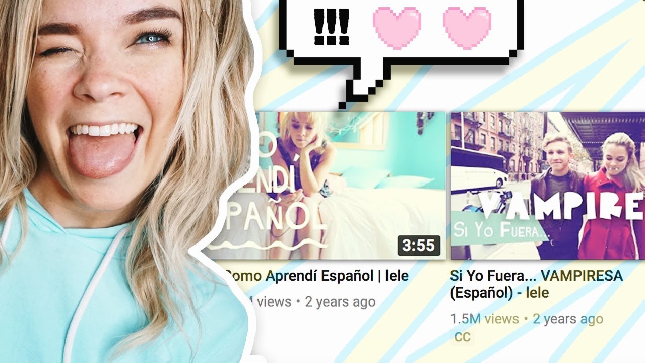 REACCIONANDO A MIS PRIMEROS VIDEOS EN YOUTUBE! - Lenay