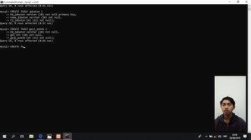 Tutorial Membuat Database Kepegawaian di CMD